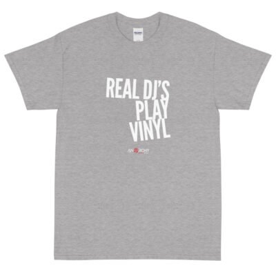 Real DJ's Play Vinyl T-Shirt - Image 2