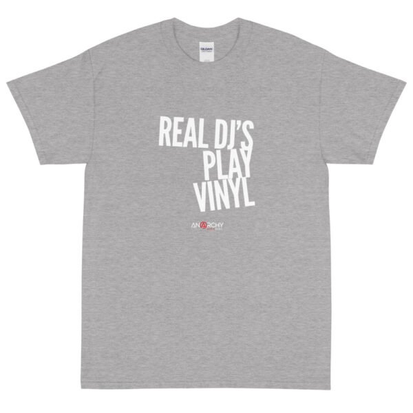 Real DJ's Play Vinyl T-Shirt - Image 2