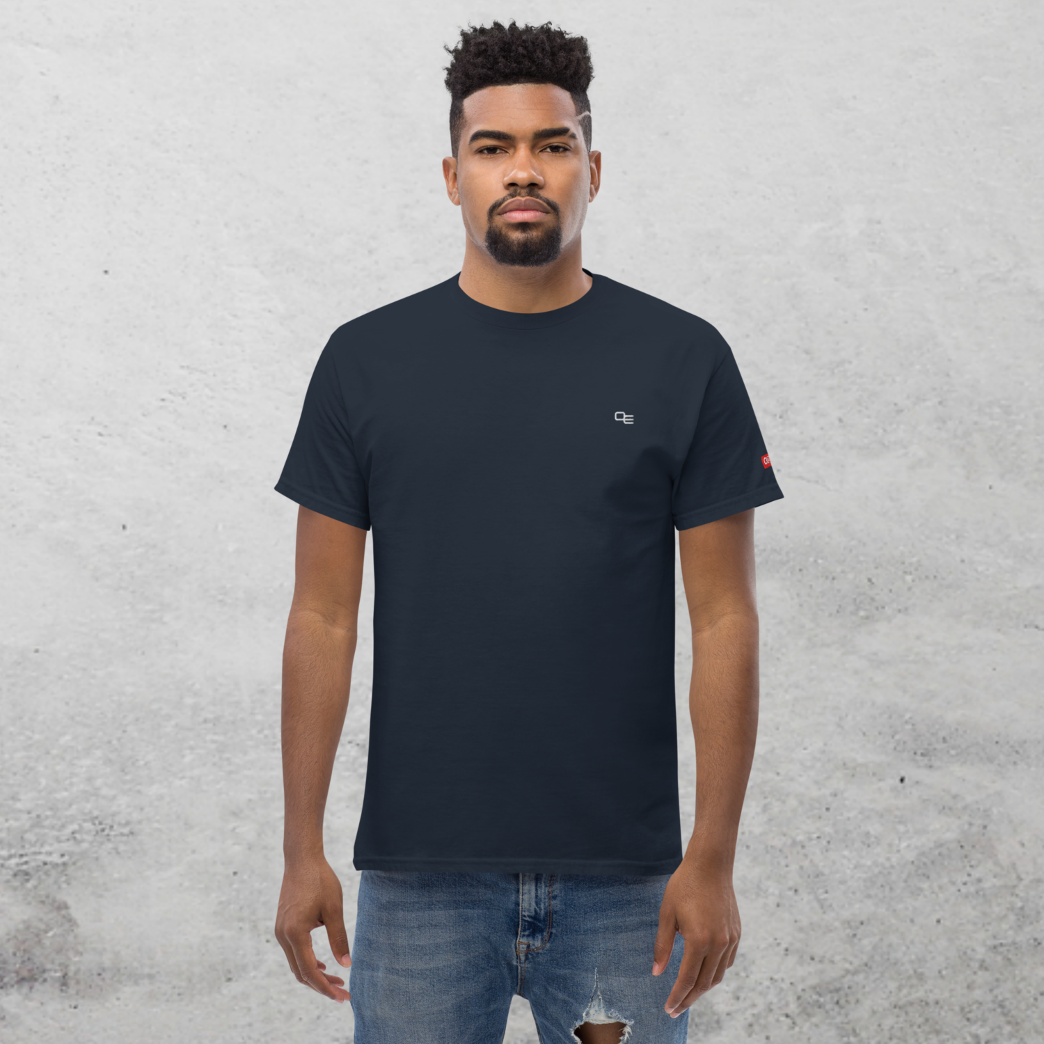Minimal Classic T-Shirt Navy Blue Image