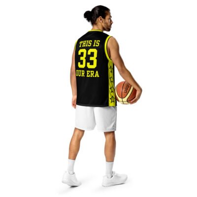 Our Era Basketball Top (Black & Yellow) - Image 3