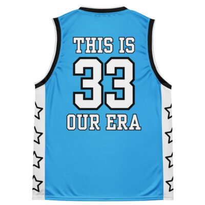 Our Era Basketball Top (Blue & White) - Image 6