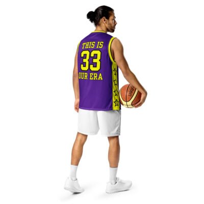Our Era Basketball Top (Purple & Yellow) - Image 3