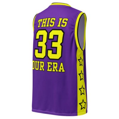 Our Era Basketball Top (Purple & Yellow) - Image 5
