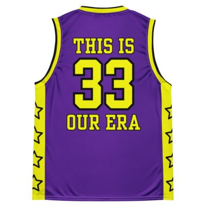 Our Era Basketball Top (Purple & Yellow) - Image 6