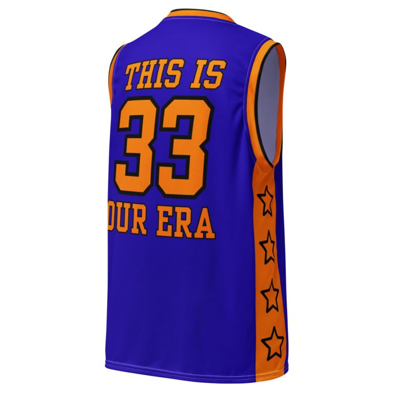Our Era Basketball Top (Blue & Orange) - Image 5