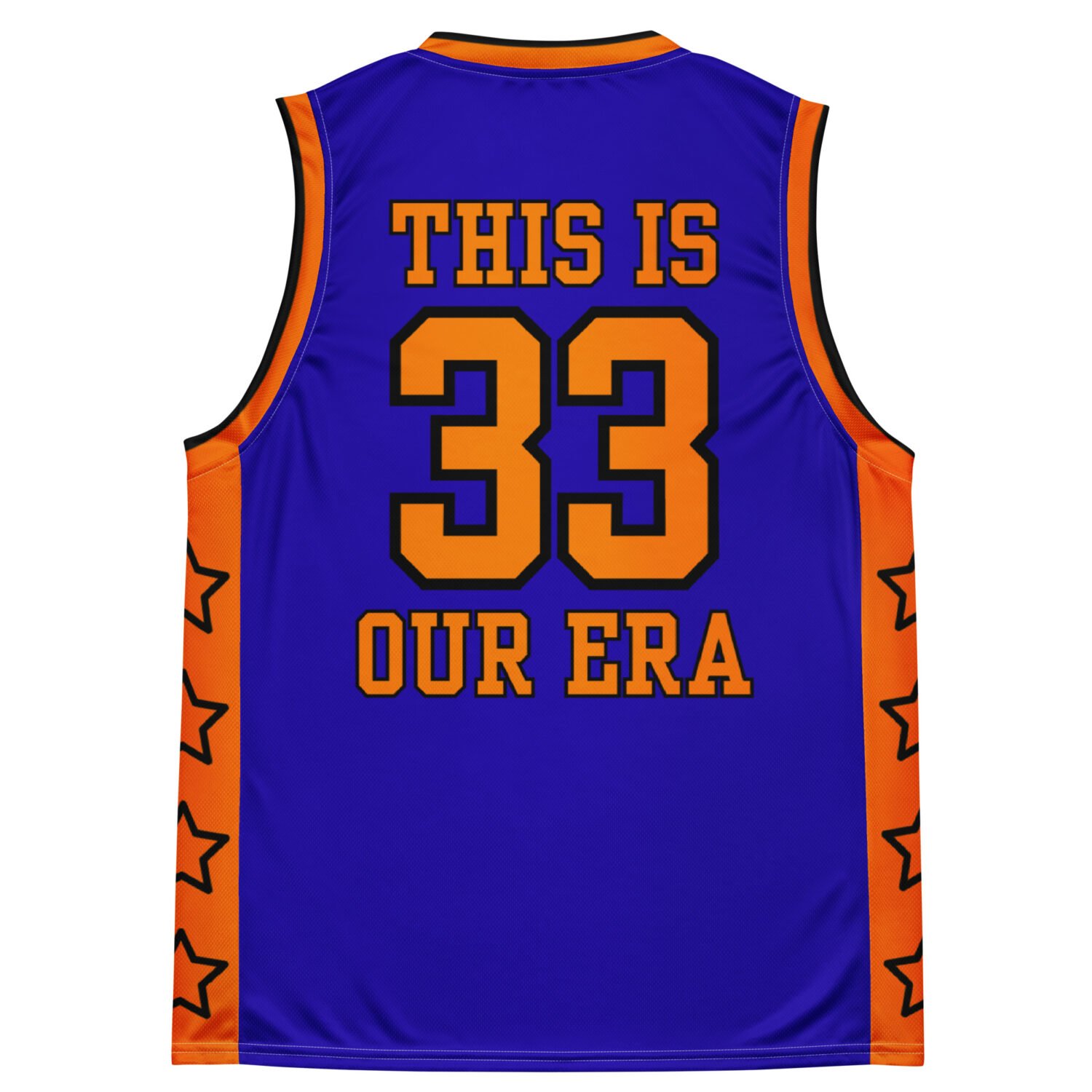 Our Era Basketball Top (Blue & Orange) - Image 6