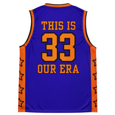Our Era Basketball Top (Blue & Orange) - Image 6