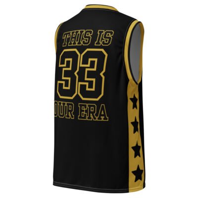 Our Era Basketball Top (Black & Gold) - Image 5