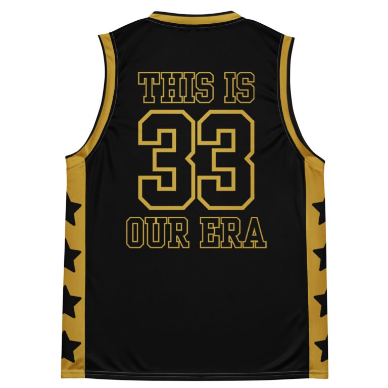 Our Era Basketball Top (Black & Gold) - Image 6
