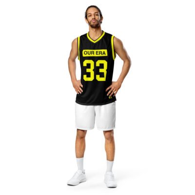 Our Era Basketball Top (Black & Yellow) - Image 2