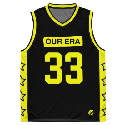 Our Era Basketball Top (Black & Yellow)