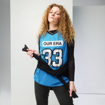 Our Era Basketball Top (Blue & White) - Image 4