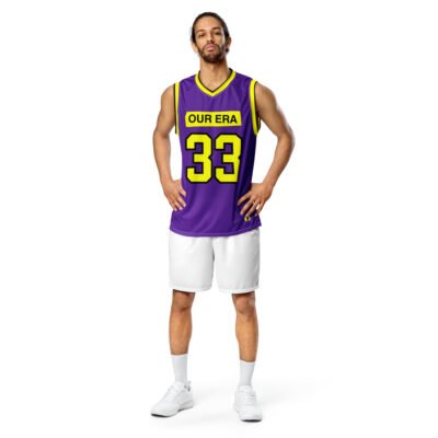 Our Era Basketball Top (Purple & Yellow) - Image 2