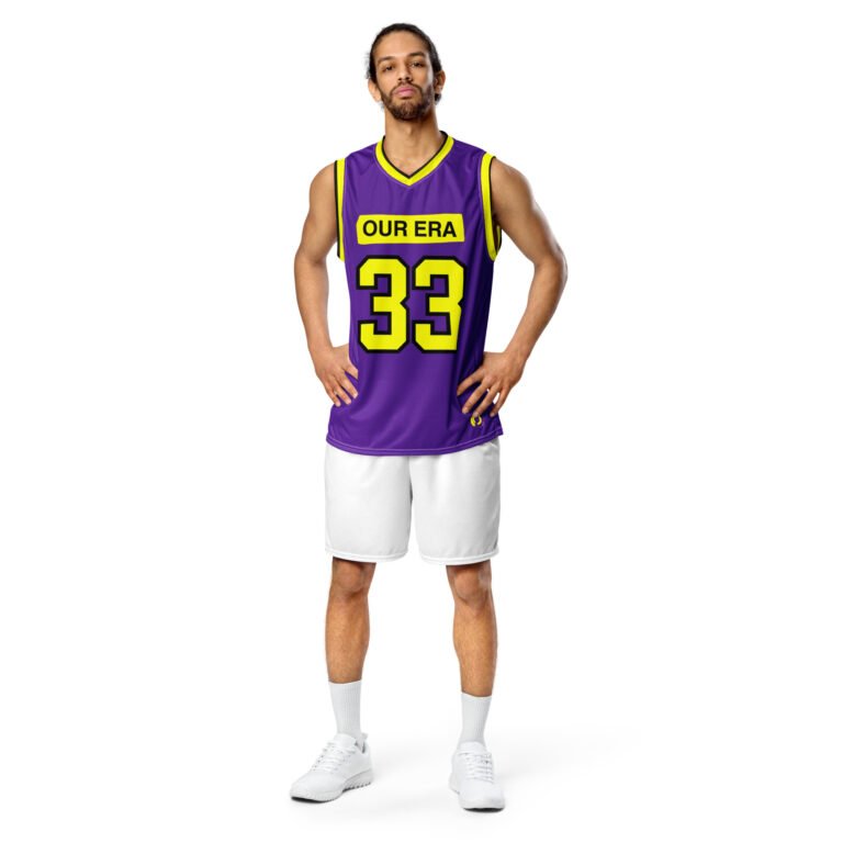 Our Era Basketball Top (Purple & Yellow) - Image 2
