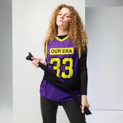 Our Era Basketball Top (Purple & Yellow) - Image 4