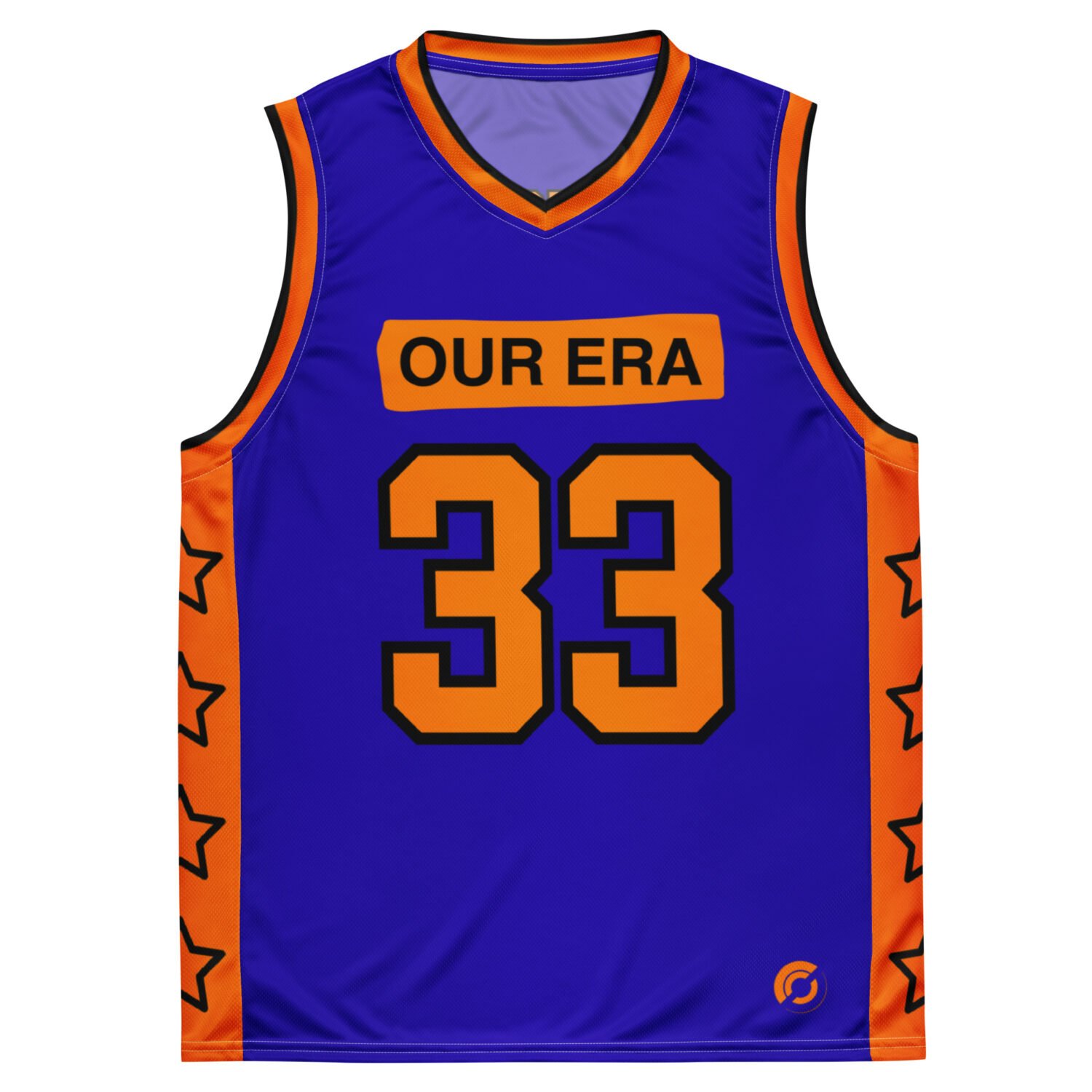 Our Era Basketball Top (Blue & Orange)