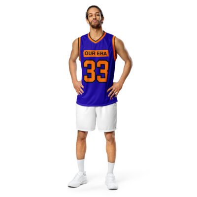 Our Era Basketball Top (Blue & Orange) - Image 2