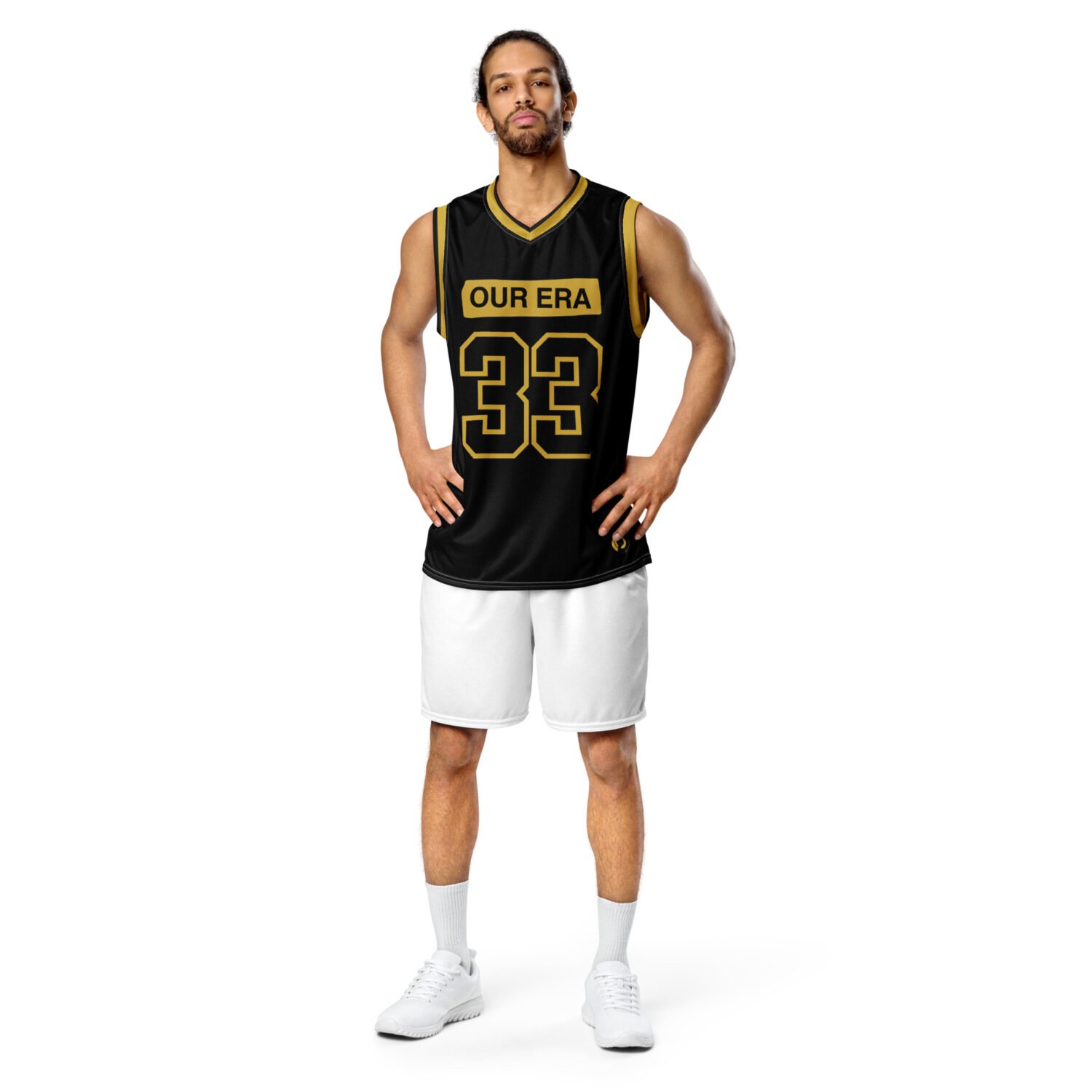 Our Era Basketball Top (Black & Gold) - Image 2