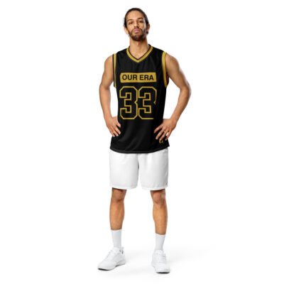 Our Era Basketball Top (Black & Gold) - Image 2