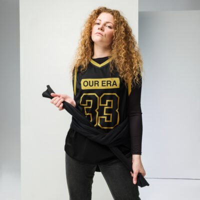 Our Era Basketball Top (Black & Gold) - Image 4