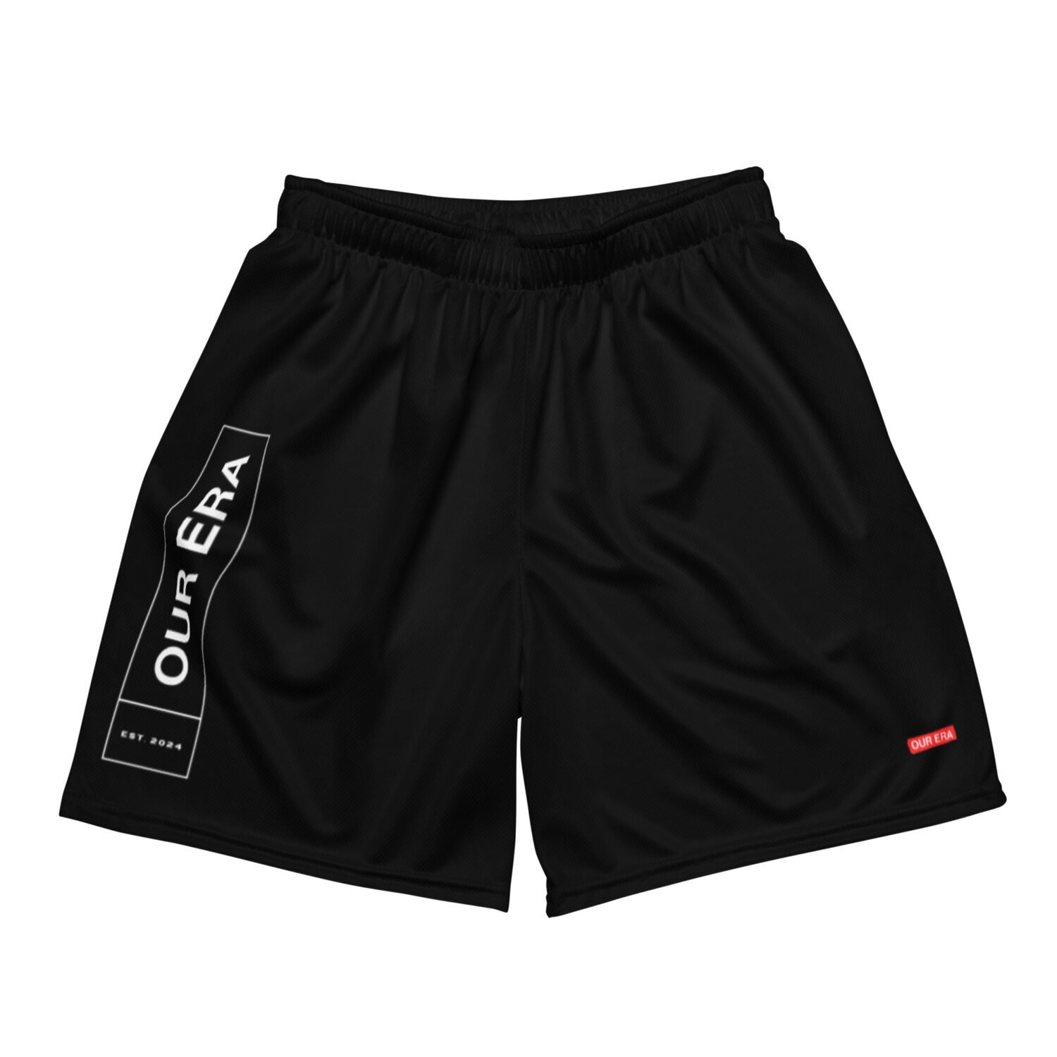 Our Era Unisex Mesh Shorts (Black)