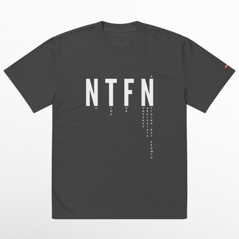 NTFN Oversized Faded T-shirt