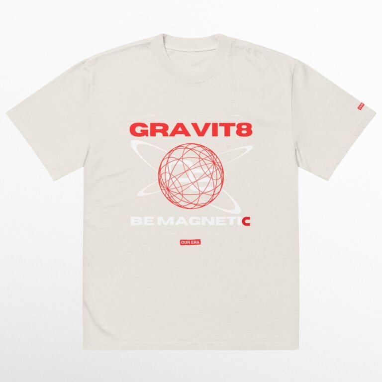 Gravit8 Oversized Faded T-Shirt - Image 4