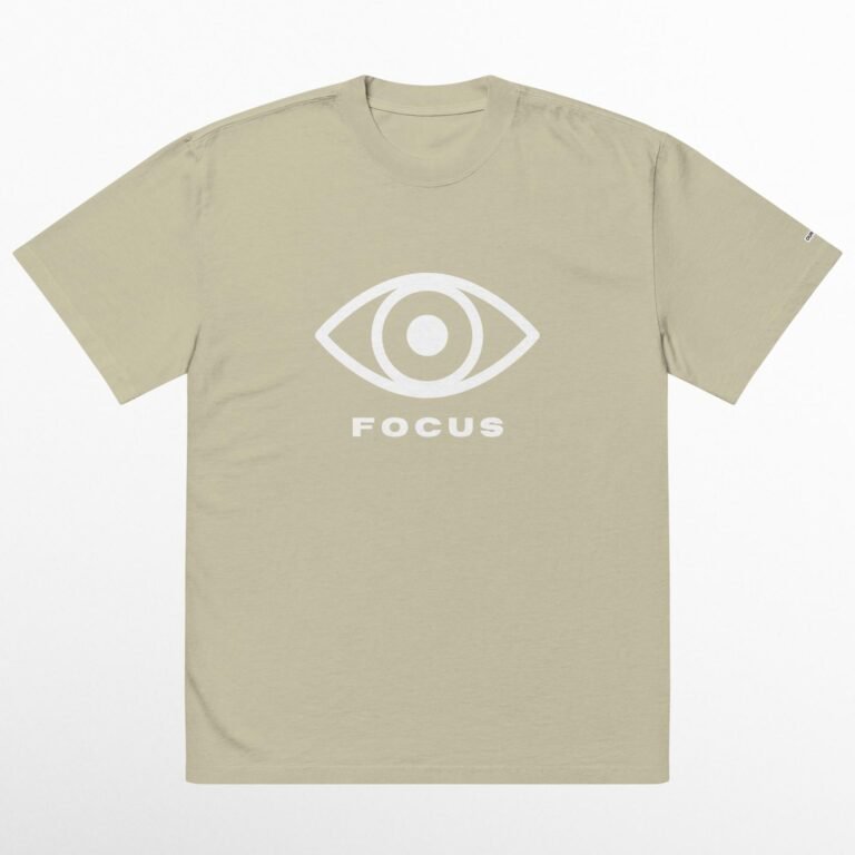 Focus Oversized Faded T-Shirt - Image 3