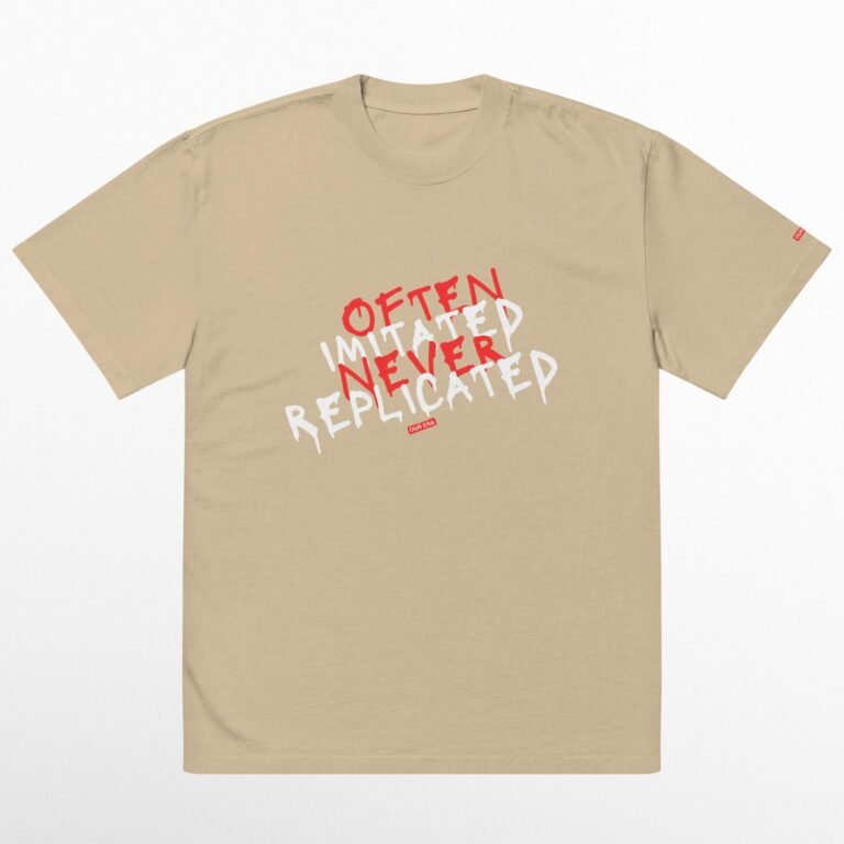 Often Imitated, Never Replicated Oversized T-Shirt - Image 3