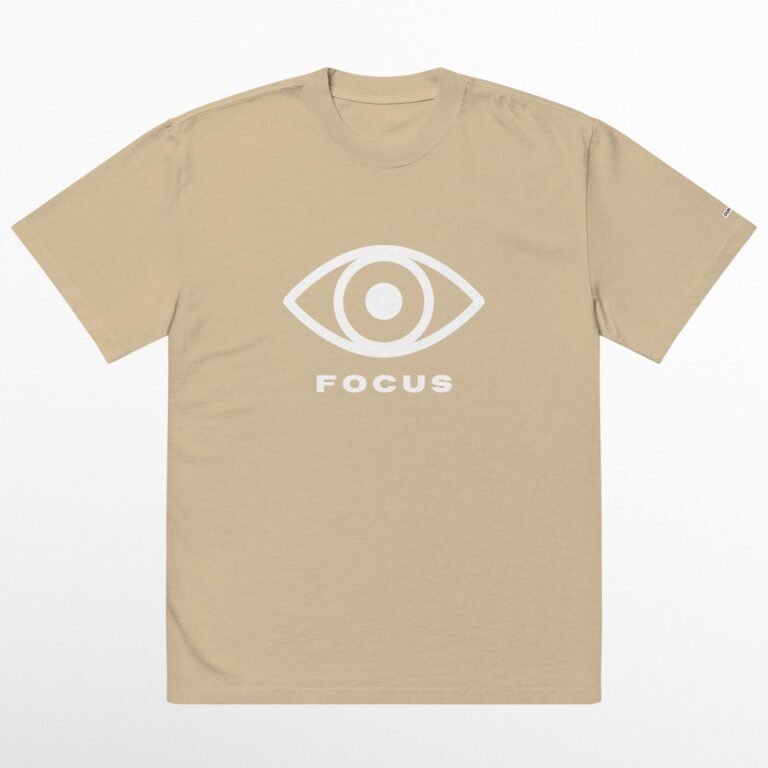 Focus Oversized Faded T-Shirt - Image 4