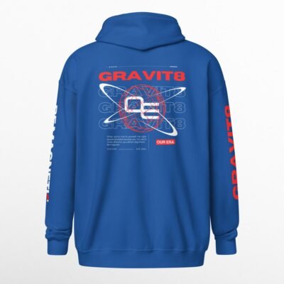 Gravit8 Heavy Zip Hoodie - Image 5