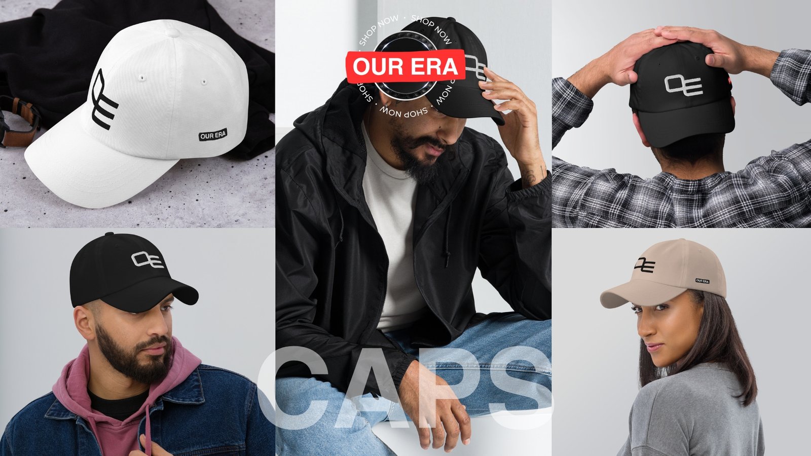 Caps Page Banner V1 beanies for our era page banner