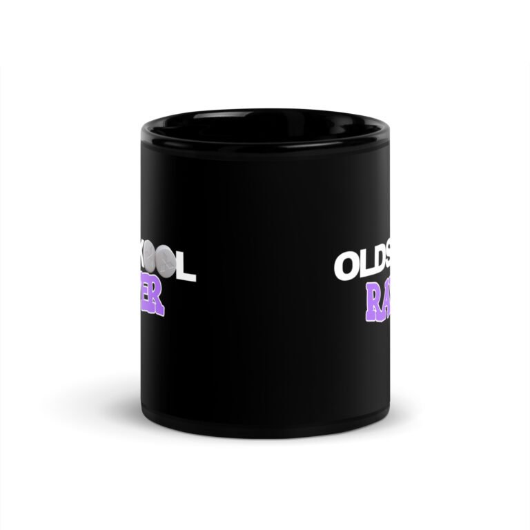 Oldskool Raver Black Mug - Image 3