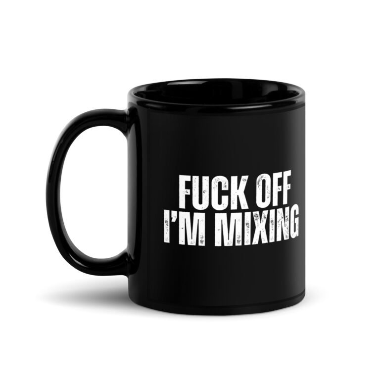 Fuck Off. I''m Mixing Black Mug - Image 2