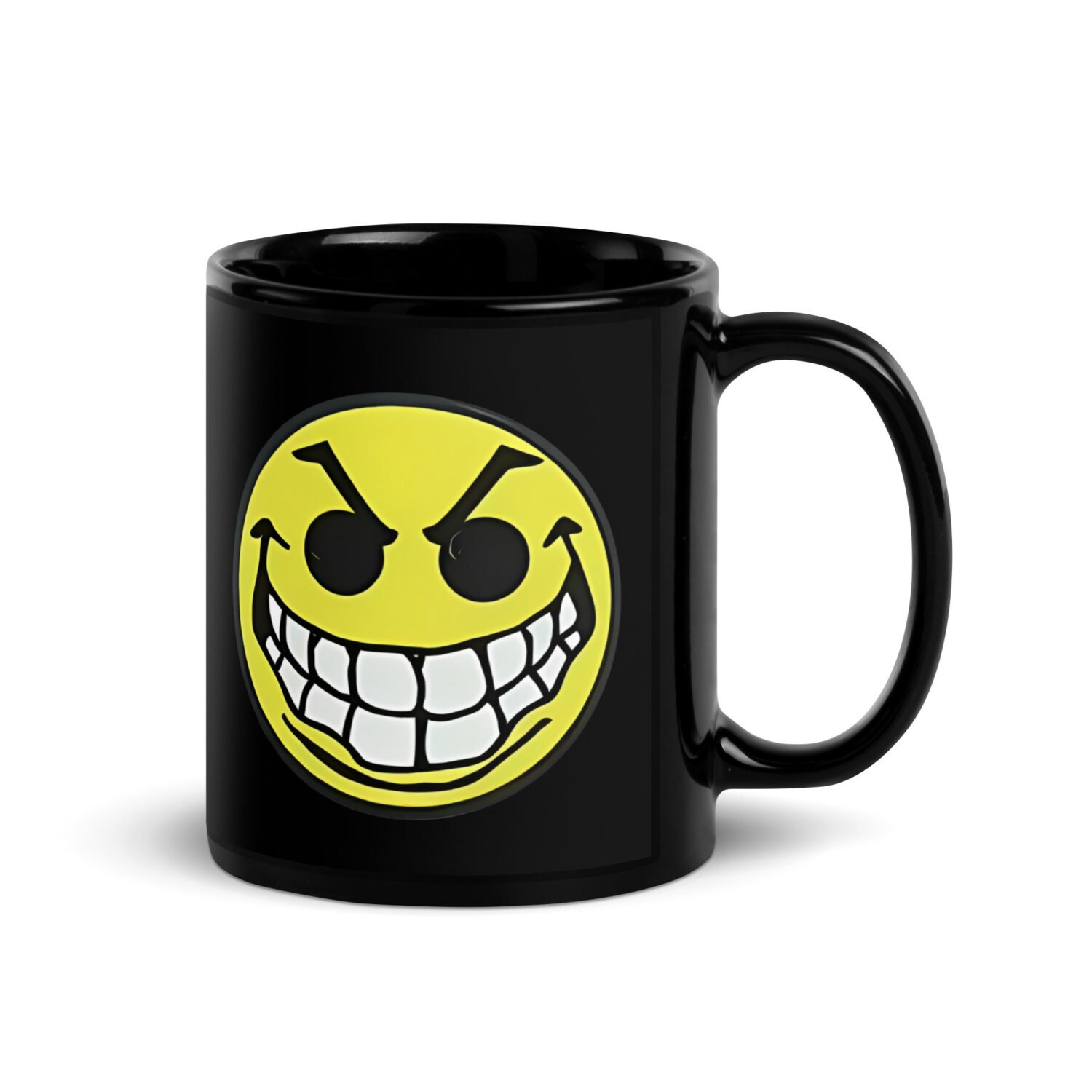 Mean Acid Face Black Mug