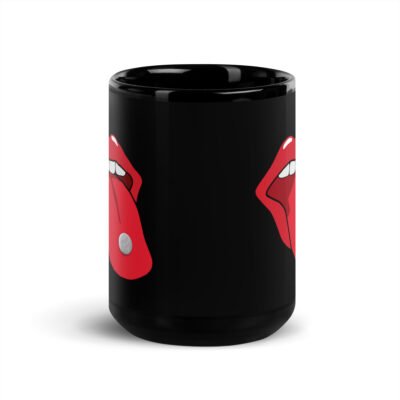 Pill Tongue Black Mug - Image 6