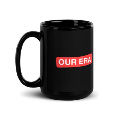 Our Era Black Mug - Image 4