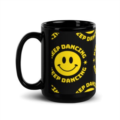 Keep Dancing Black Mug - Image 4