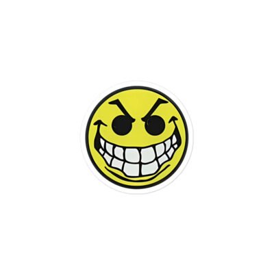Mean Acid Face Sticker - Image 2