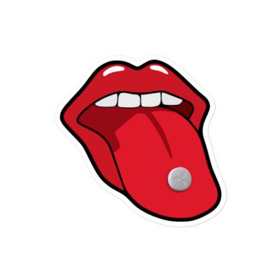 Pill Tongue Sticker - Image 3