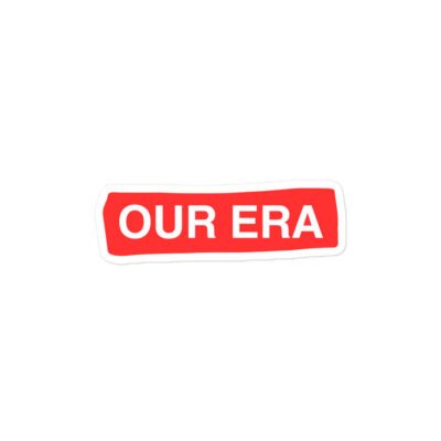 Our Era Logo Sticker - Image 3