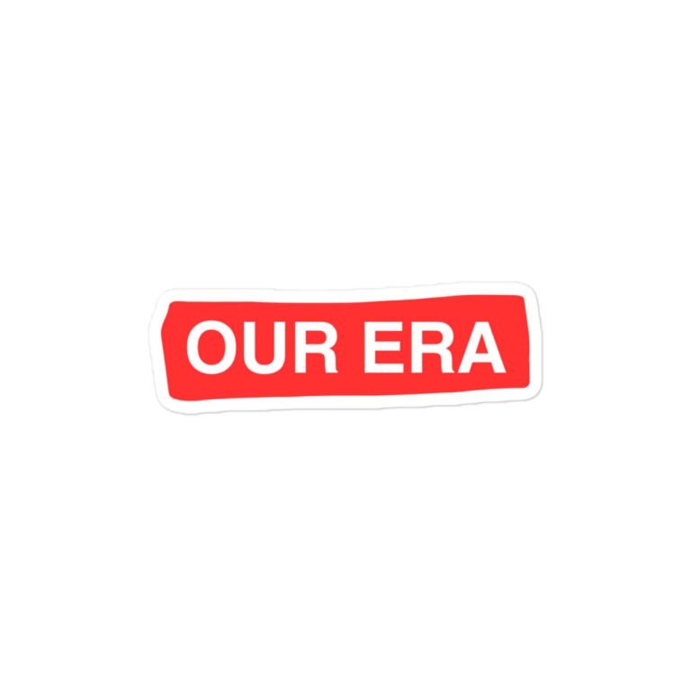 Our Era Logo Sticker - Image 3