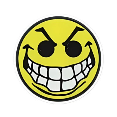 Mean Acid Face Sticker