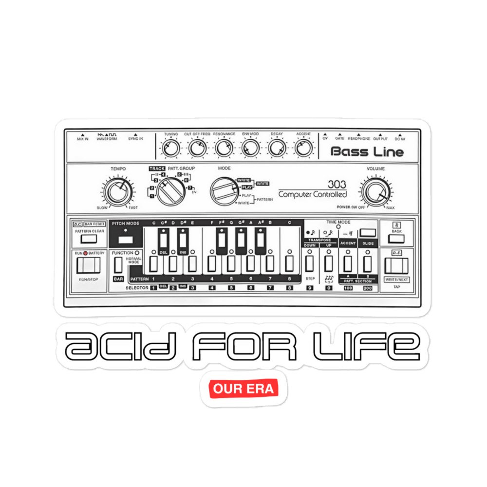 Acid For Life Sticker