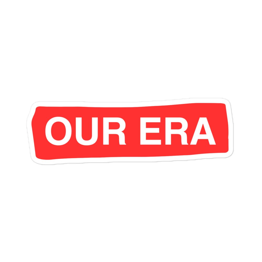 Our Era Logo Sticker