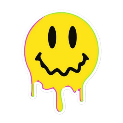 Acid Face Drip Sticker