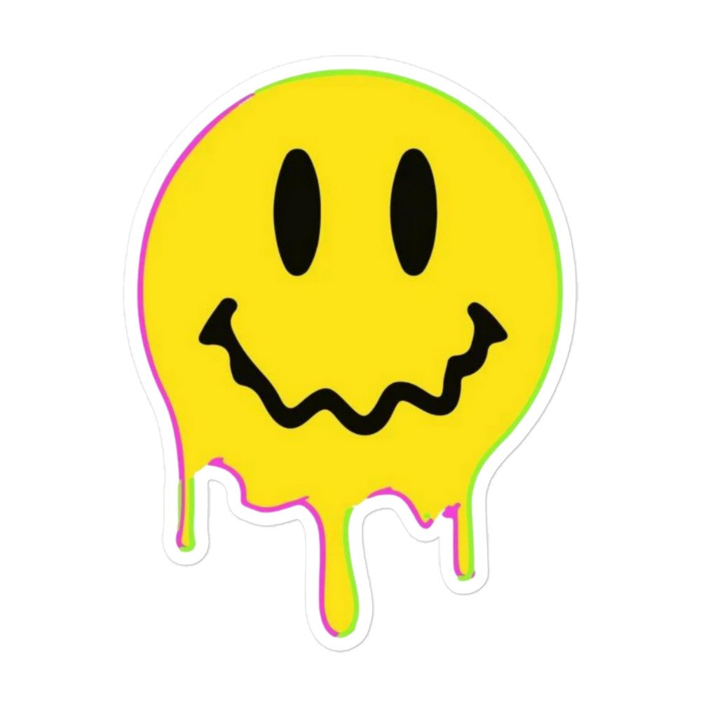 Acid Face Drip Sticker