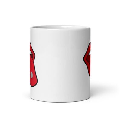 Pill Tongue White Mug - Image 4