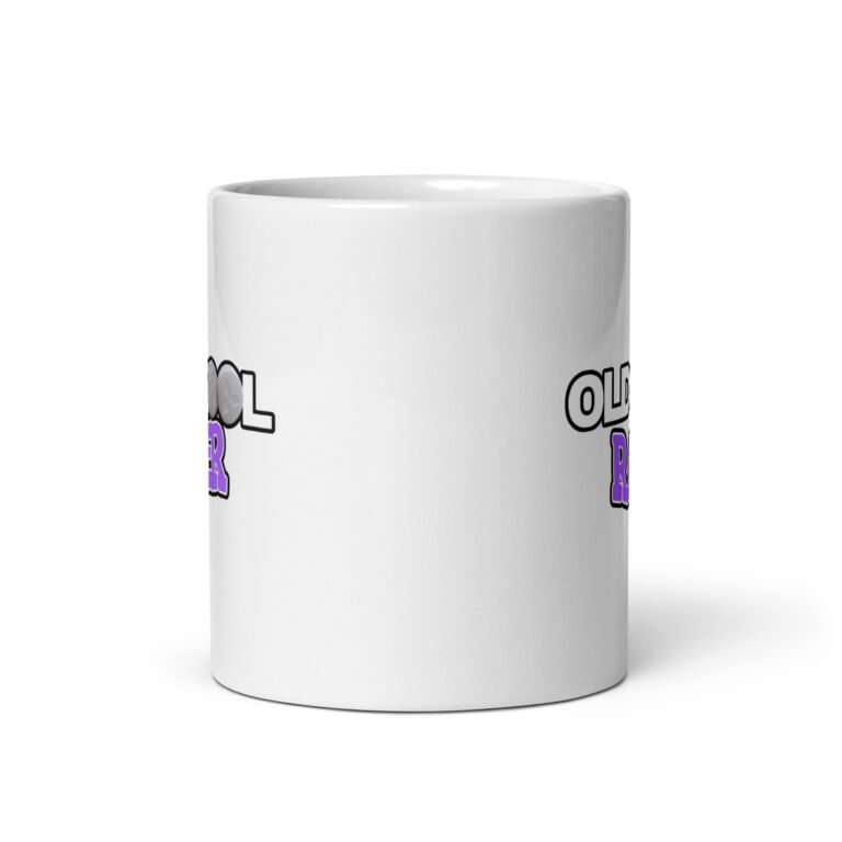 Oldskool Raver White Mug - Image 4