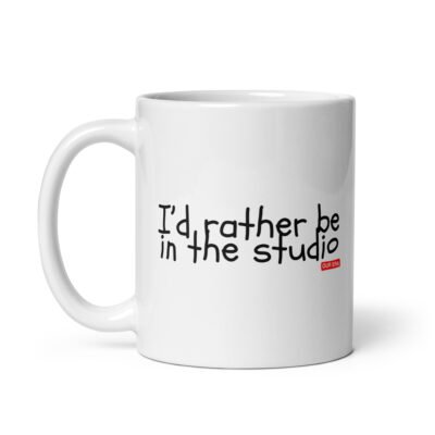 I'd Rather be In The Studio Mug - Image 3